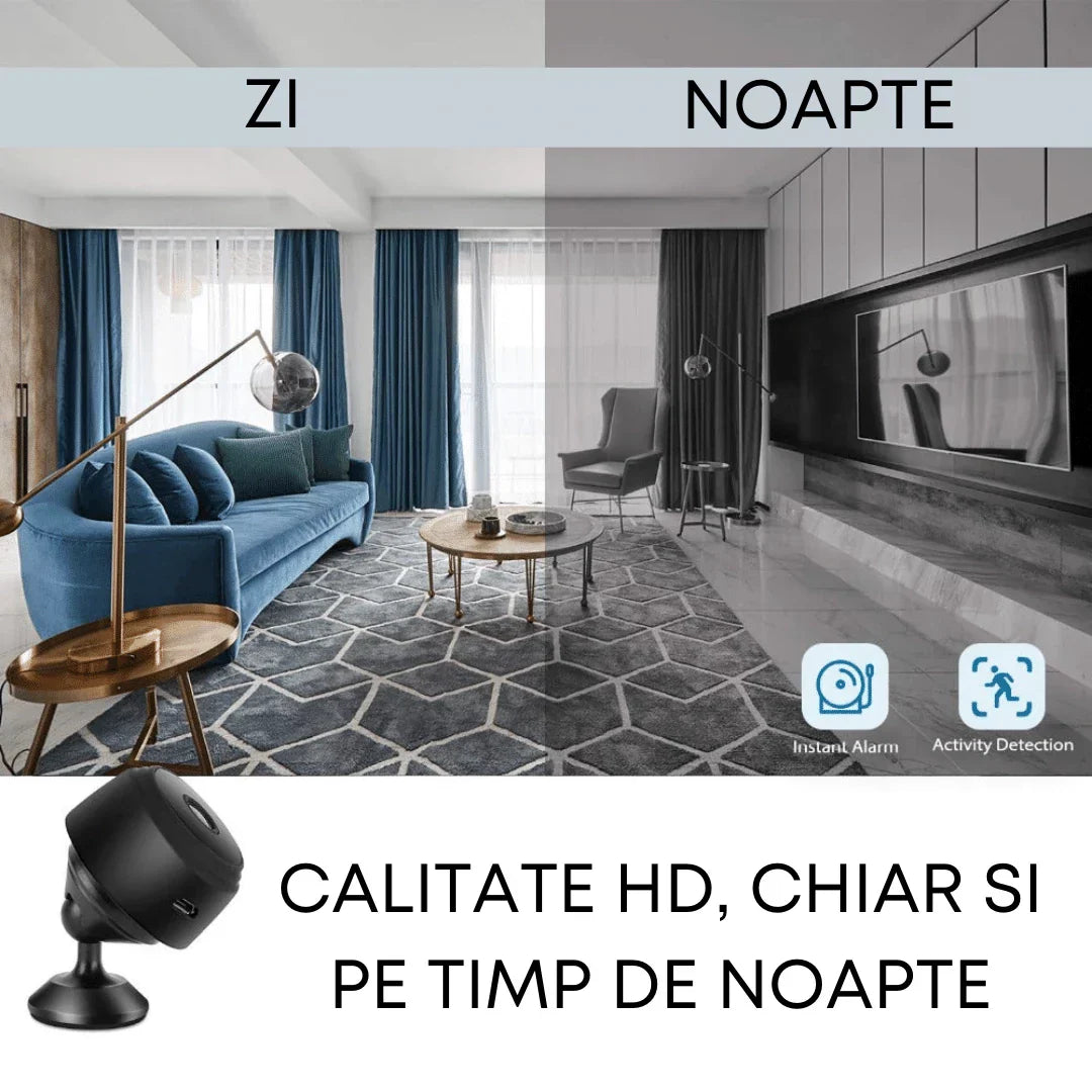 Set 2 x Camera video Wi-Fi 1080p HD, NightVision, Senzor de miscare