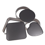 Set 3 tavi de prajituri, cu baza detasabila si forme diferite