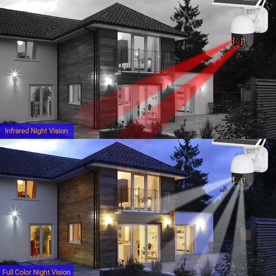 Camera Supraveghere solara , conexiune 4G, 4MP 2048 x 1536 cu panou solar