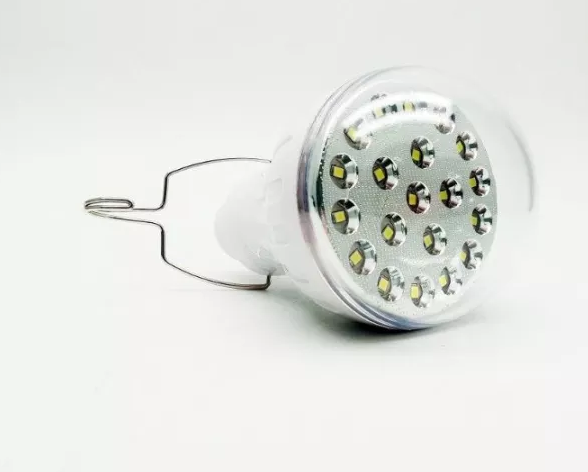 Bec cu leduri, portabil si mini panou solar inclus pentru incarcare, Baterie reincarcabila, 5W