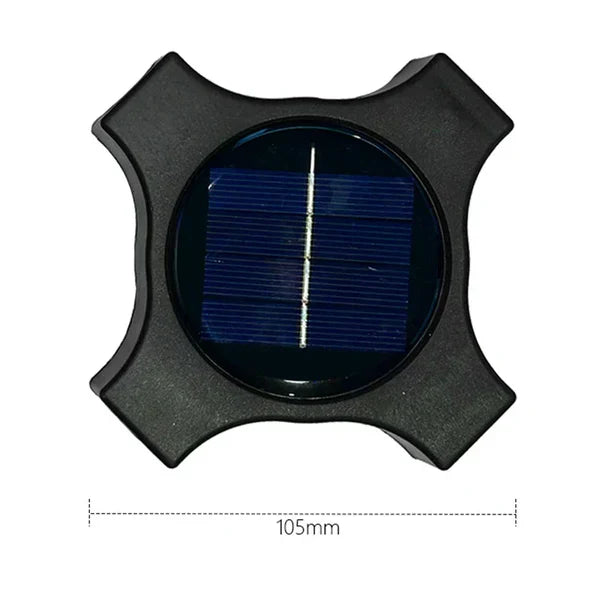 Set 4 x Lampa Solara cu Lumina 4 Directii, Alb cald