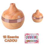 Set 2 x Umidificator aromaterapie pentru camera + CADOU 12 uleiuri esentiale pentru aromaterepie