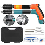 Set Profesional Pistol Manual Fixare Perete + 50 Cuie & Accesorii