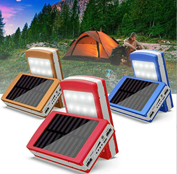 Baterie externa solara cu lanterna LED, 5000 mAh