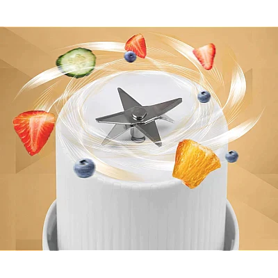 Mini Blender Electric Portabil 350ml recipient din material plastic