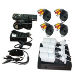 Sistem de supraveghere FULL HD Kit DVR cu 4 camere exterior / interior