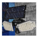 Lampa 78 LED cu panou solar dublu, split de perete, senzor de miscare