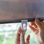 Jaluzea cu ventuze, retractabila, semi-opac