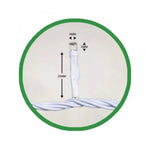 Instalatie Craciun 10m cu flash, 200 LED-uri, de exterior, tip franjuri, turturi ,fir alb, interconectabila
