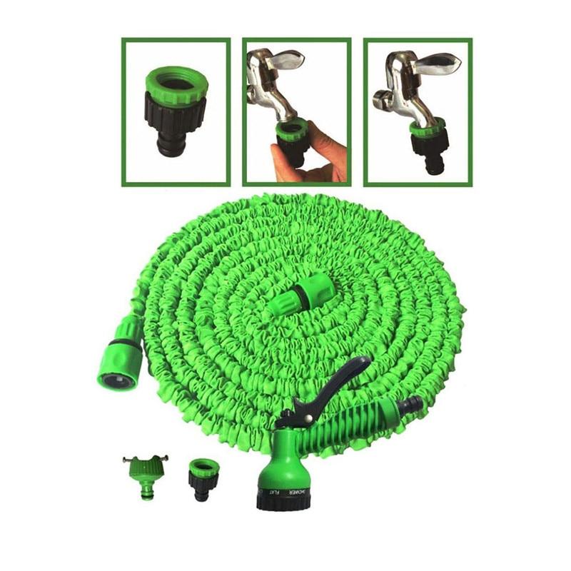 Set 3 x Furtun extensibil pentru gradina, lungime 30m, aparat de udat inclus!