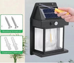 Set 5 Lampi solare de perete cu senzor de miscare Led IP65 3W 3.7v