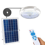 Plafoniera solara 60W Jortan, 74 LED, cu senzor de amurg incorporat si telecomanda + Lampa solara cu 100 LED CADOU