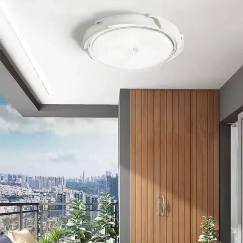 Plafoniera solara 100W Jortan, 108 LED, cu senzor de amurg incorporat si telecomanda + Lampa solara cu 100 LED CADOU