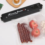 Aparat de sigilat si vidat Vacuum Sealer S, 90W, 5 pungi incluse + Set 4 suporti anti-zgomot și anti vibratii pentru mașina de spălat
