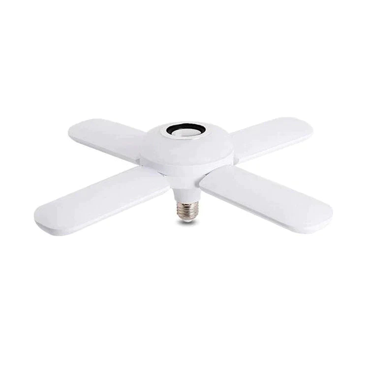 Bec cu 4 brate cu lumina multicolora, cu functie muzicala prin bluetooth, telecomanda inclusa