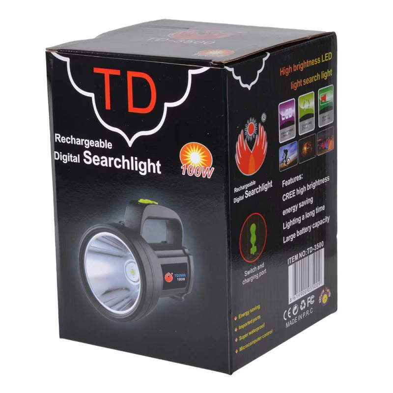 Lanterna WDR, cu LED 100W, Negru