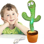 Jucarie audio educativa, limba engleza, 224 de cuvinte + Jucarie Interactiva de Plus Cactus Dansator cu USB CADOU