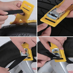 Set 4 sisteme antiderapante refolosibile pentru anvelope