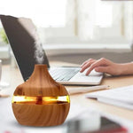 Set 2 x Umidificator aromaterapie pentru camera + CADOU 12 uleiuri esentiale pentru aromaterepie