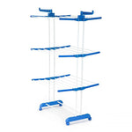 Uscator de rufe vertical mobil si pliabil cu suport umerase + Set 24 carlige CADOU