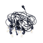 Ghirlanda luminoasa, decorativa, interconectabila, 5m, 10 dulii E27, Lumina Alb Cald, 220V