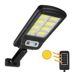 Set 10 lampi solare Jortan, 8 celule, 160 LED-uri COB, Telecomanda