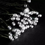 Instalatie cu incarcare solara, 500 LED, 50 metri, 12-14 ore de functionare