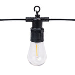 Ghirlanda luminoasa SOLARA, decorativa, 5m, 10 dulii E27, Lumina Alb Cald