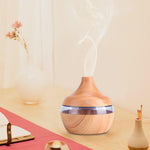 Umidificator aromaterapie pentru camera + CADOU 12 uleiuri esentiale pentru aromaterepie