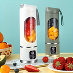 Storcator de fructe portabil, 450ml, 18000 rpm, design cu maner din silicon