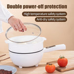 Tigaie electrica 26cm, inteligenta, multifunctionala 3L + Dispenser detergent vase cu suport pentru burete CADOU