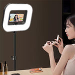 Ring Light Dreptunghiular cu Suport Telefon