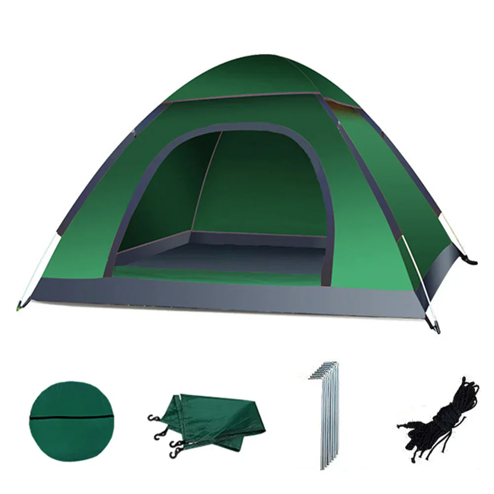 Cort camping , impermeabil, protectie UV, 2 usi