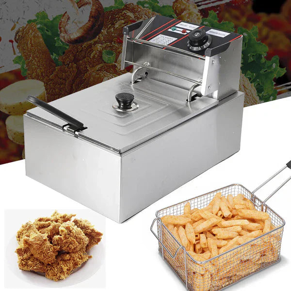 Friteuza 2500 W, 6 Litri, Inox