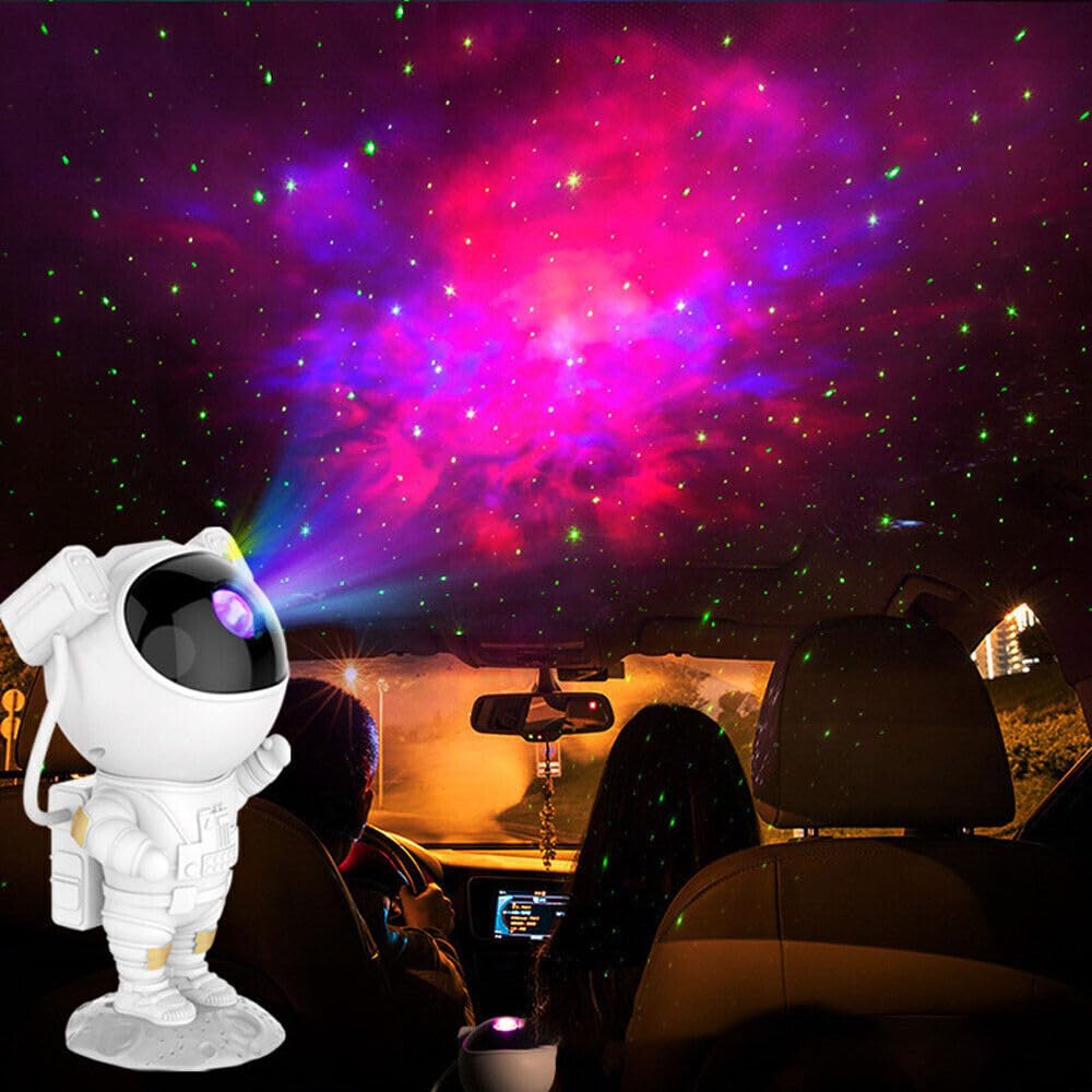 Lampa LED pentru copii cu proiector GALAXY Starry Sky astronaut
