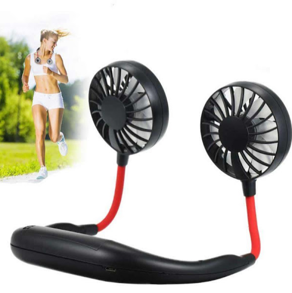 Mini ventilator portabil pentru gat, alimentare USB