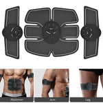 1+1 CADOU Kit Electrostimulator EMS cu 3 piese abdomen, maini, picioare pentru stimularea si cresterea musculaturii