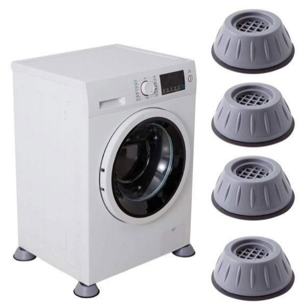 Picioruse antivibratie cu ventuze pentru masina de spalat, 4 bucati