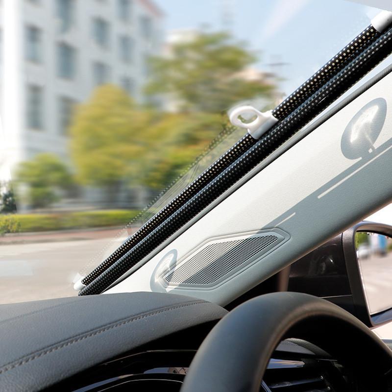 Jaluzea cu ventuze, retractabila, semi-opac