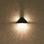 Lampa Solara Exterior LED Dimensiuni 11x10 cm