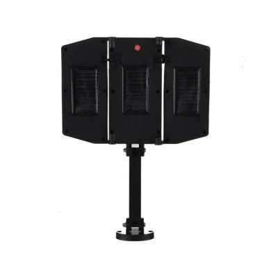 Lampa Solara Tripla cu Suport de Prindere pe Perete