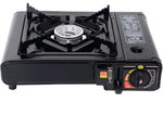 Pachet promotional pentru camping - Dus portabil de camping, Lanterna tip felinar solar, Aragaz portabil camping