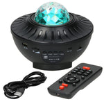 Proiector Amouhom, Lumini LED, Telecomanda, Bluethooth, Cablu USB