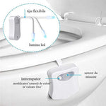 Lampa Led WC 8 culori cu senzori rezistenti la apa, miscare lumineaza toaleta noaptea