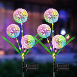 1+1 CADOU Lampa solara decorativa, 36 LED, multicolor, IP65, pentru gradina, alee, curte