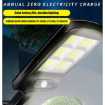 Lampa Solara SL-180 SMD, IP65, Prindere Inclusa, Telecomanda, 180LED, Senzor PIR 120°