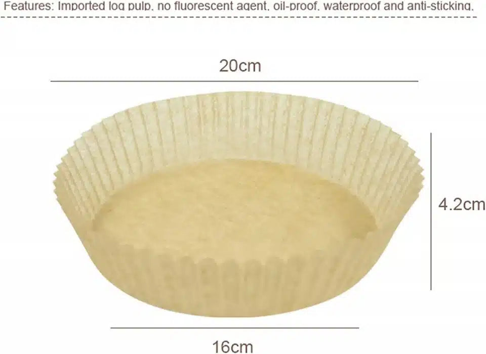 Set 100 + 100 CADOU Hartii de Copt pentru Friteuza