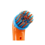 Set Perie Electrica CleanBoost, Universala, 4 Perii Interschimbabile, Cu Diametrul Diferit, Portocaliu/Albastru