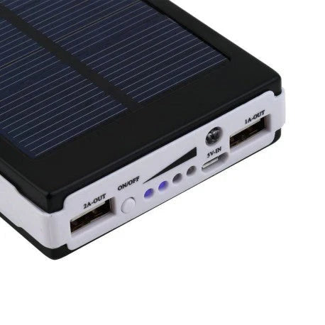 Baterie externa solara cu lanterna LED, 5000 mAh