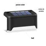 Set Lampi Solare pentru Trepte sau Terase, Senzor de Lumina